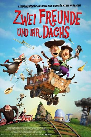 Zwei Freunde und ihr Dachs